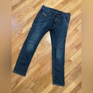 Diesel Krooley Denim + Sweatpants Size 30, Drawstring